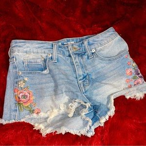 Mossimo distressed denim shorts - XS